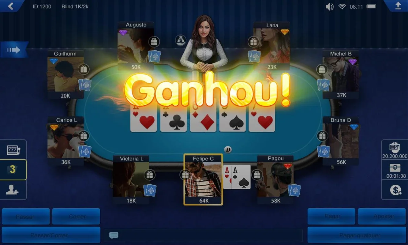 Poker Brasil HD for Android - Immersive Poker Experience