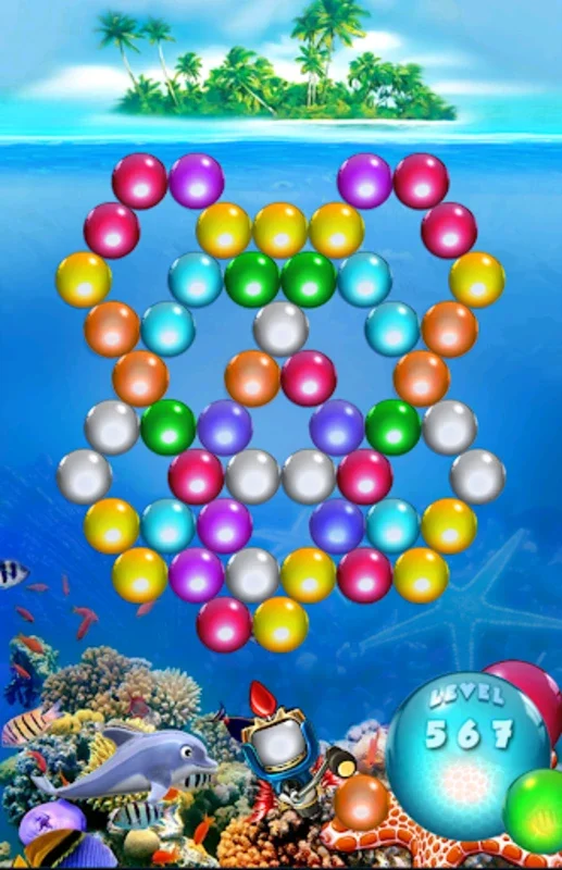 Dolphin Bubble Shooter for Android - Engaging Underwater Fun