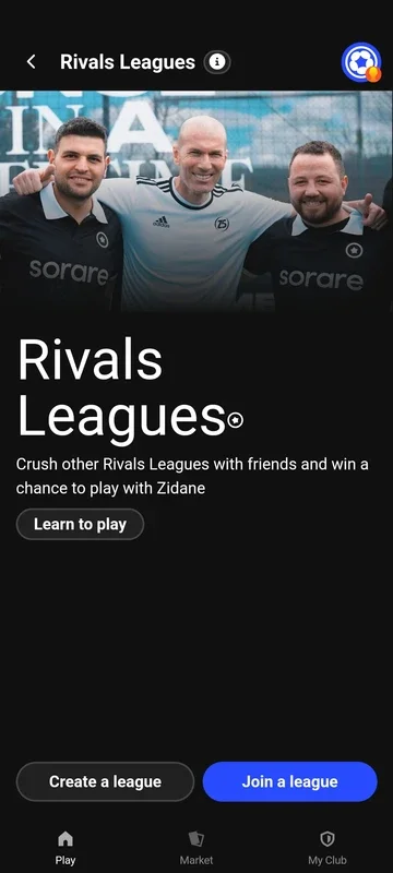 Sorare for Android - Immerse in Fantasy Football