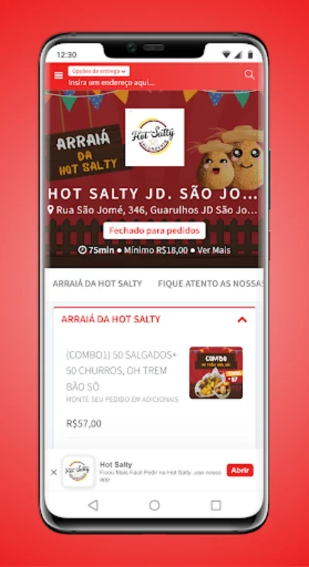 Salgaderia Quero Mais for Android - Gourmet Snacks at Your Fingertips