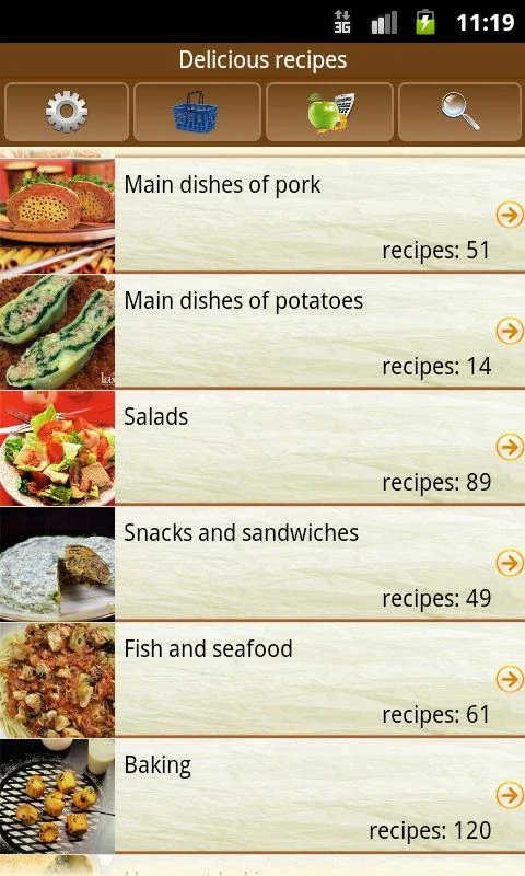 Delicious Recipes for Android - Enhance Your Cooking Skills