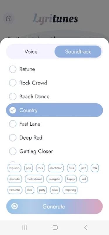 LyriTunes - Lyrics Generator for Android: Unleash Your Creativity