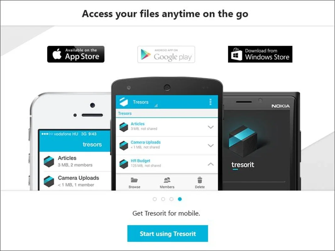 Tresorit for Android - Secure File Sync and Sharing