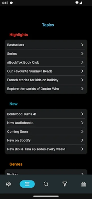 Lismio: Stream & Manage Audiobooks on Android