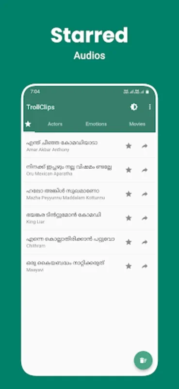 TrollClips for Android - Enhance WhatsApp with Malayalam Clips