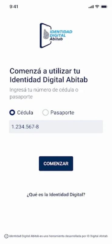 Identidad Digital Abitab for Android - Secure Digital Identity