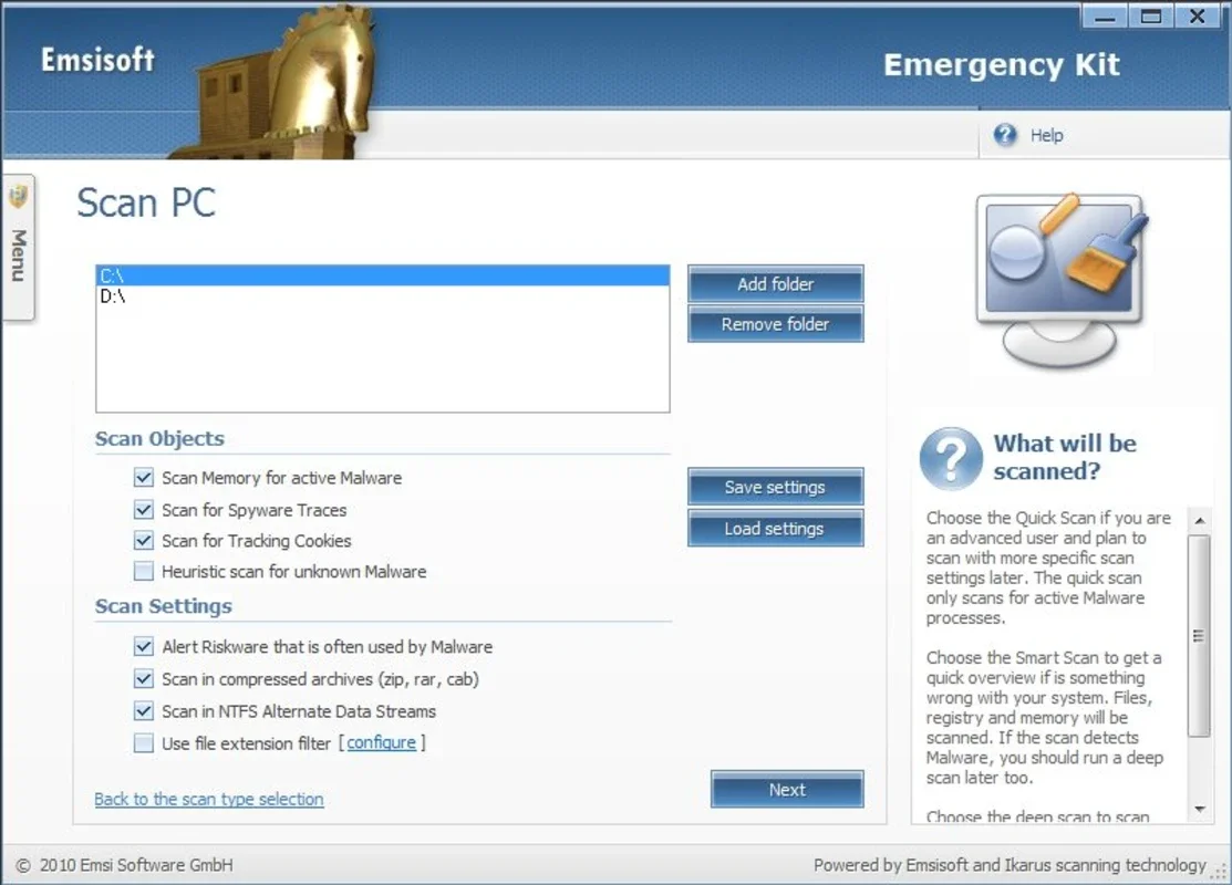 Emsisoft Emergency Kit for Windows - Protect Your System