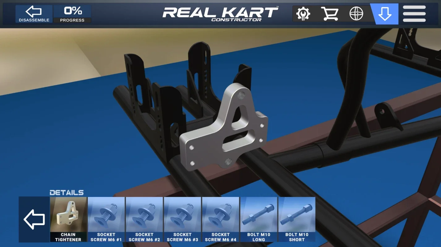 Real Kart Constructor for Android: Build Virtual Karts