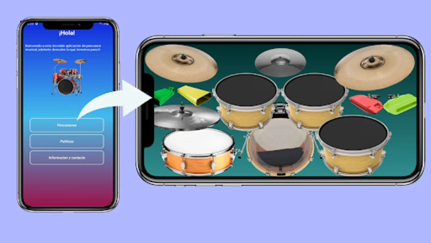 Bateria Cumbia for Android - Immersive Percussion Experience