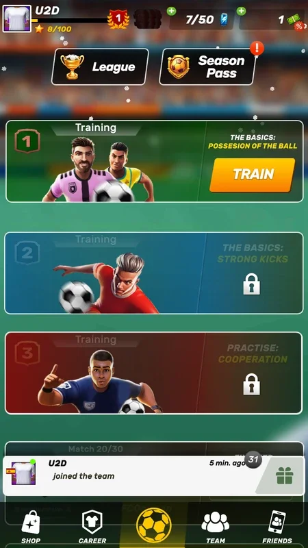 Soccer Clash for Android - Thrilling Soccer Experience