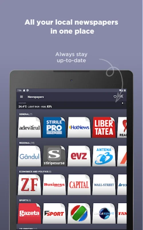 Romanian Newspapers for Android - Streamlined News Access