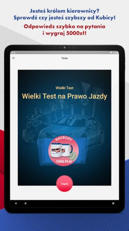 Wielki Test TVP for Android - Engaging Quizzes & Prizes