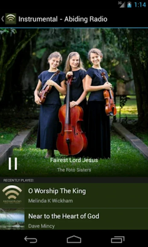 Abiding Radio for Android - 24/7 Christian Music Streaming