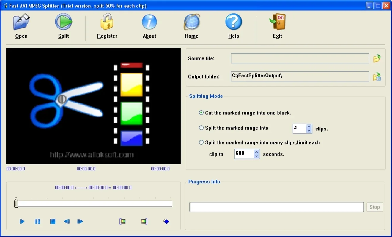 Fast AVI MPEG Splitter for Windows - Effortless Video Splitting