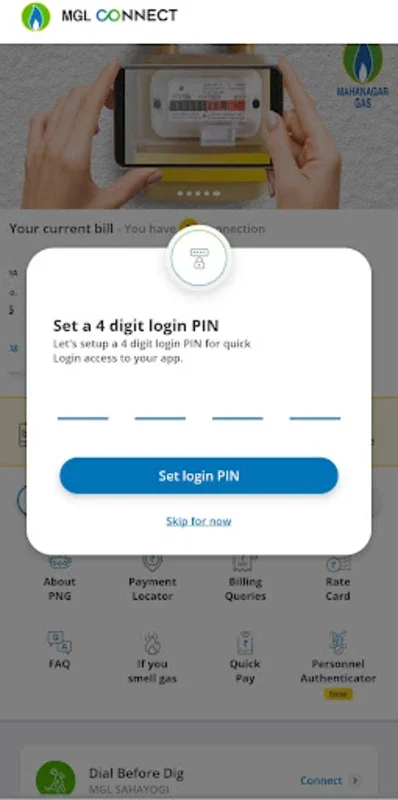 MGL Connect for Android - Streamlining Mahanagar Gas Services