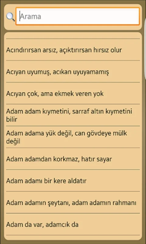 Tam Atasözleri Sözlüğü for Android - Explore Proverbs Offline