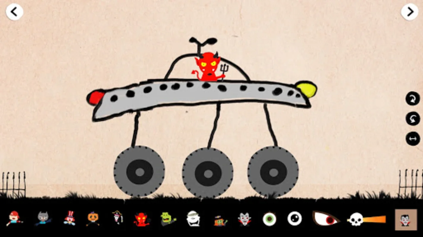 Halloween Car:Draw & Race for KidsToddlers - child on Android - A Creative and Fun Experience