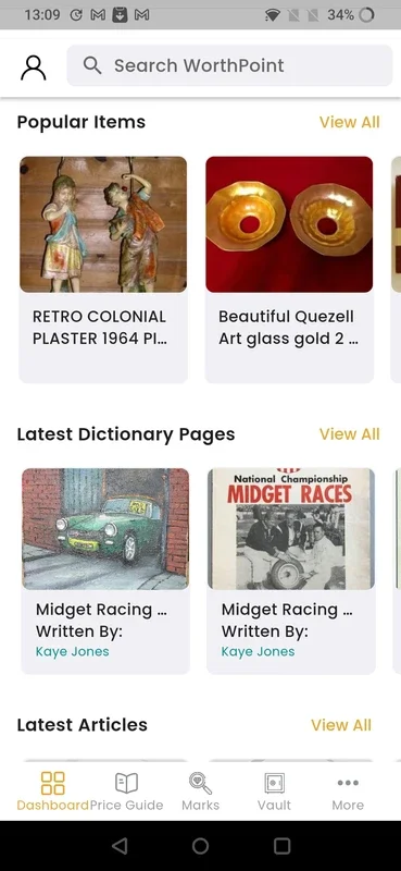 WorthPoint for Android - Analyze Antiques & Trade