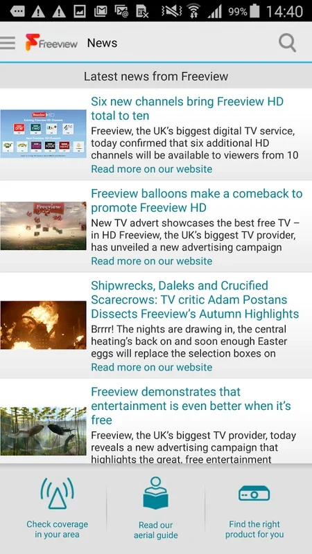 Freeview for Android: Stream Free UK TV Live & On-Demand