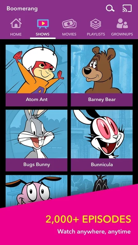 Boomerang for Android: Enjoy the Best Cartoons