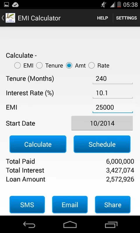 Loan EMI Calculator for Android: Manage Loans Efficiently