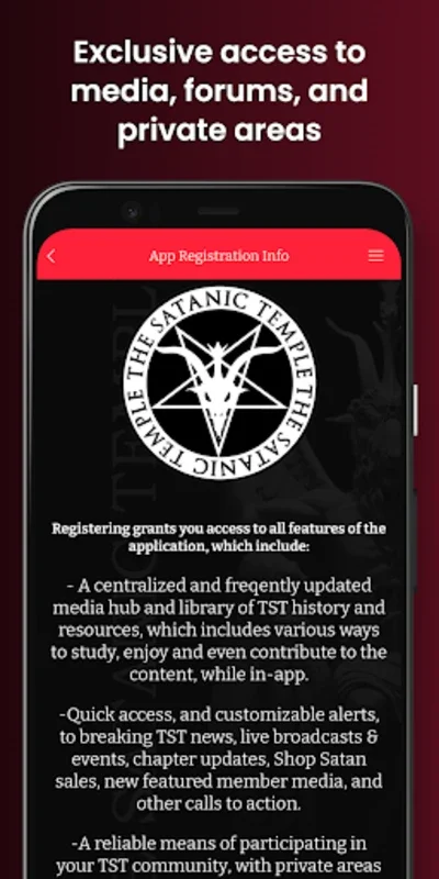 The Satanic Temple for Android: Explore Its Philosophy