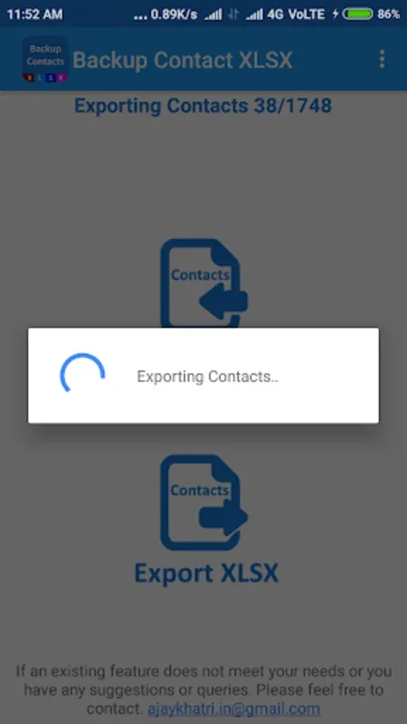 Backup Contact To XLSX for Android: Simplify Contact Management