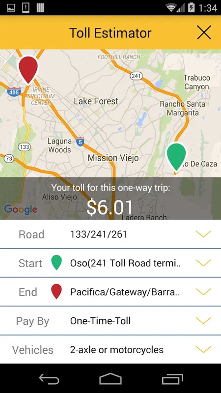 Toll Roads for Android: Simplify Toll Payments