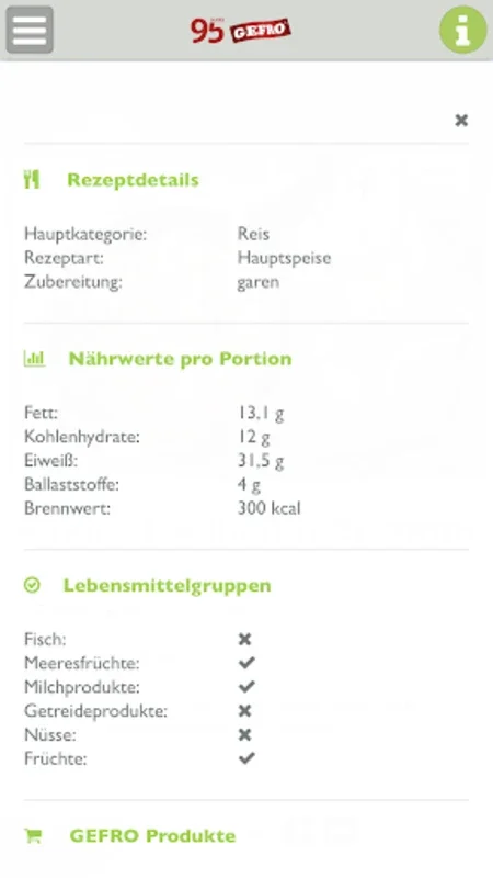 GEFRO Rezepte for Android: Explore Delicious Recipes