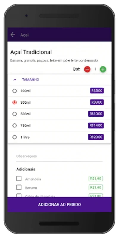 Açaí do Sérgio for Android: Seamless Ordering