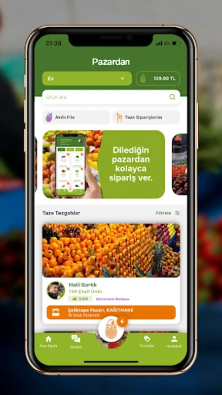 Pazardan for Android: Fresh Local Produce at Your Doorstep