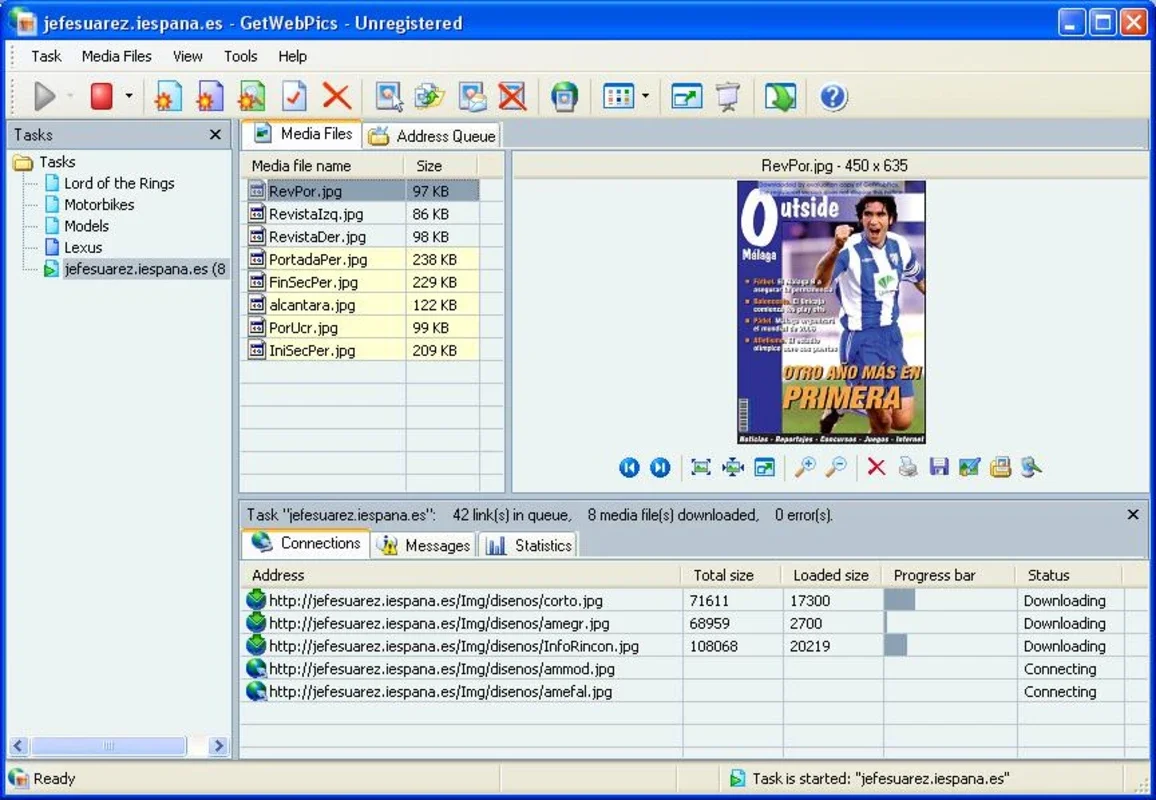 GetWebPics for Windows: Efficient Multimedia Downloading