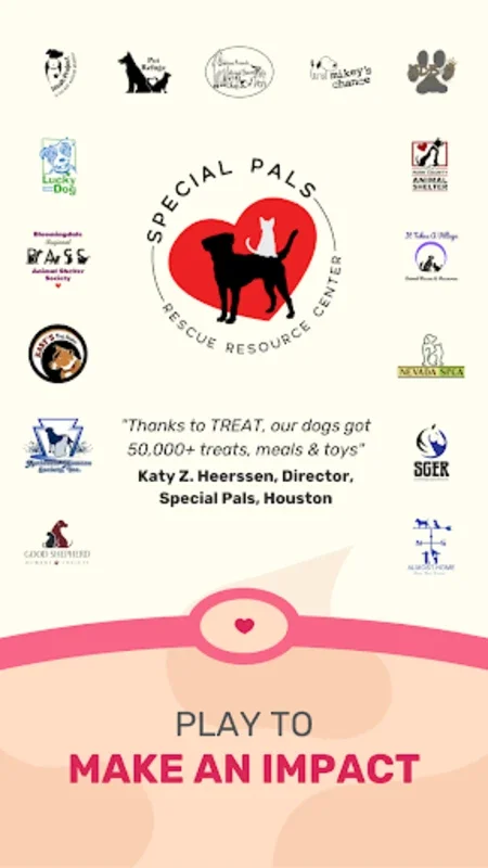 TREAT: Play & impact REAL dogs for Android - No Downloading Needed