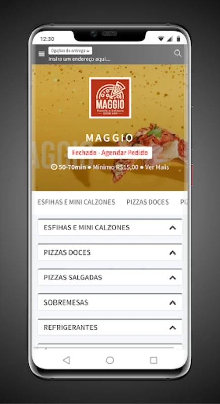 Maggio Pizzaria for Android - Effortless Pizza Ordering