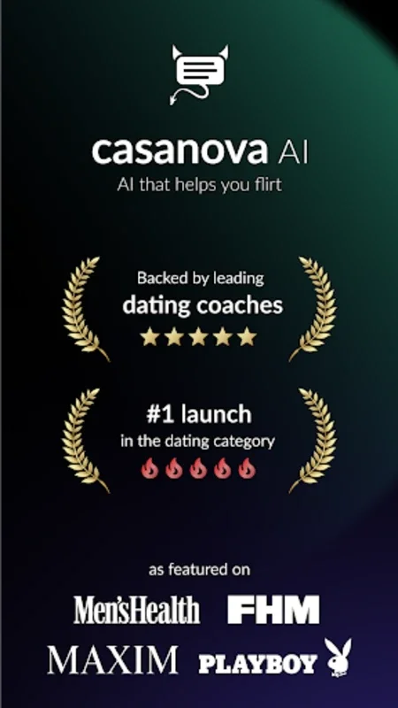 Casanova AI for Android - Enhance Your Dating Messages