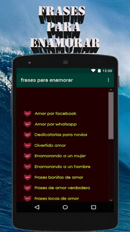 Romantic Phrases to Fall in Lo for Android - Connect Hearts