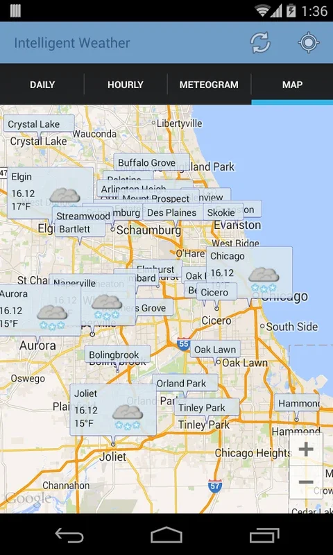 Intelligent Weather for Android - Accurate Weather Forecasts