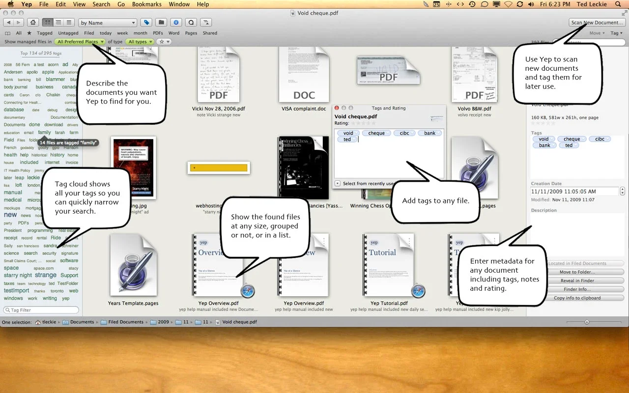 Yep for Mac: Efficient PDF Management