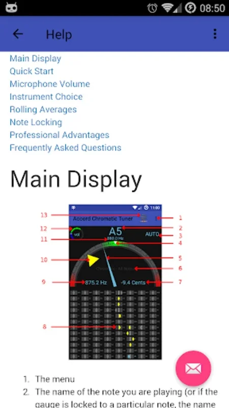 Accord Chromatic Tuner for Android: Precise Instrument Tuning