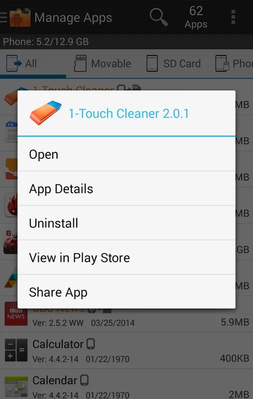 Manage Apps (App2SD) for Android - Optimize Your Device Space