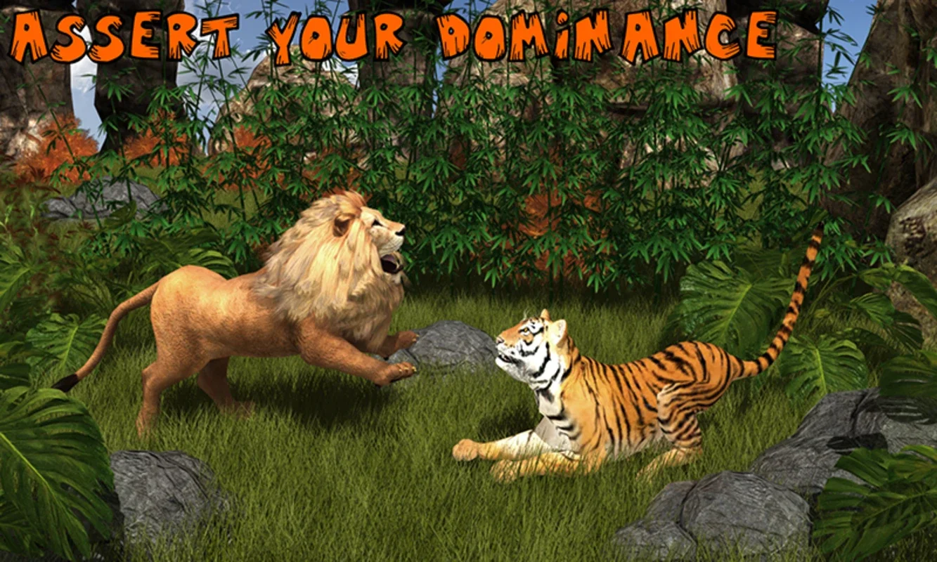 Lion vs Tiger for Android - Wild Adventure Awaits