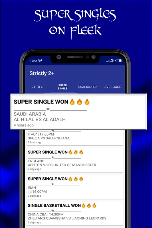 Strictly 2+ Football Predictions for Android: Accurate Predictions