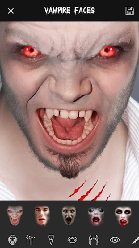 Vampire Yourself: Camera Booth for Android - Create Spooky Selfies