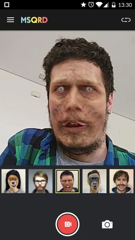 MSQRD for Android: Real-time Face Modification App