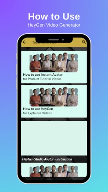 (HeyGen) Video Generator Hints for Android - Unleash Video Creation Potential