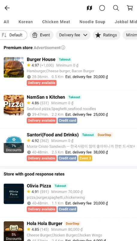 Delivery K for Android - Order Food with Ease