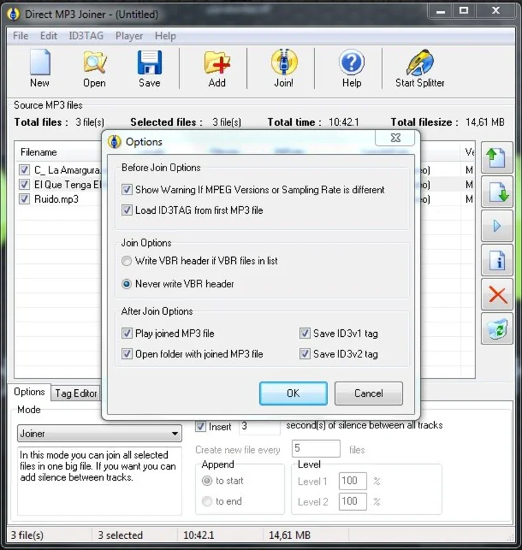 Direct MP3 Joiner for Windows - Free Download