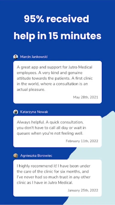 Jutro Medical for Android - Access Same-Day Doctor Consultations