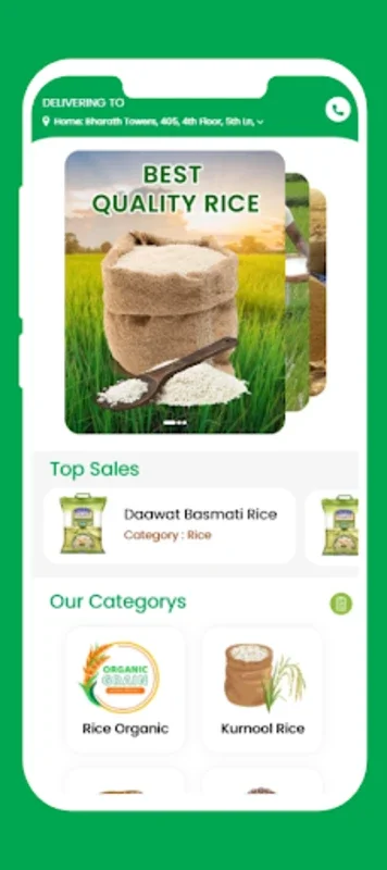 E-rice: Convenient Rice & Grocery Delivery for Android