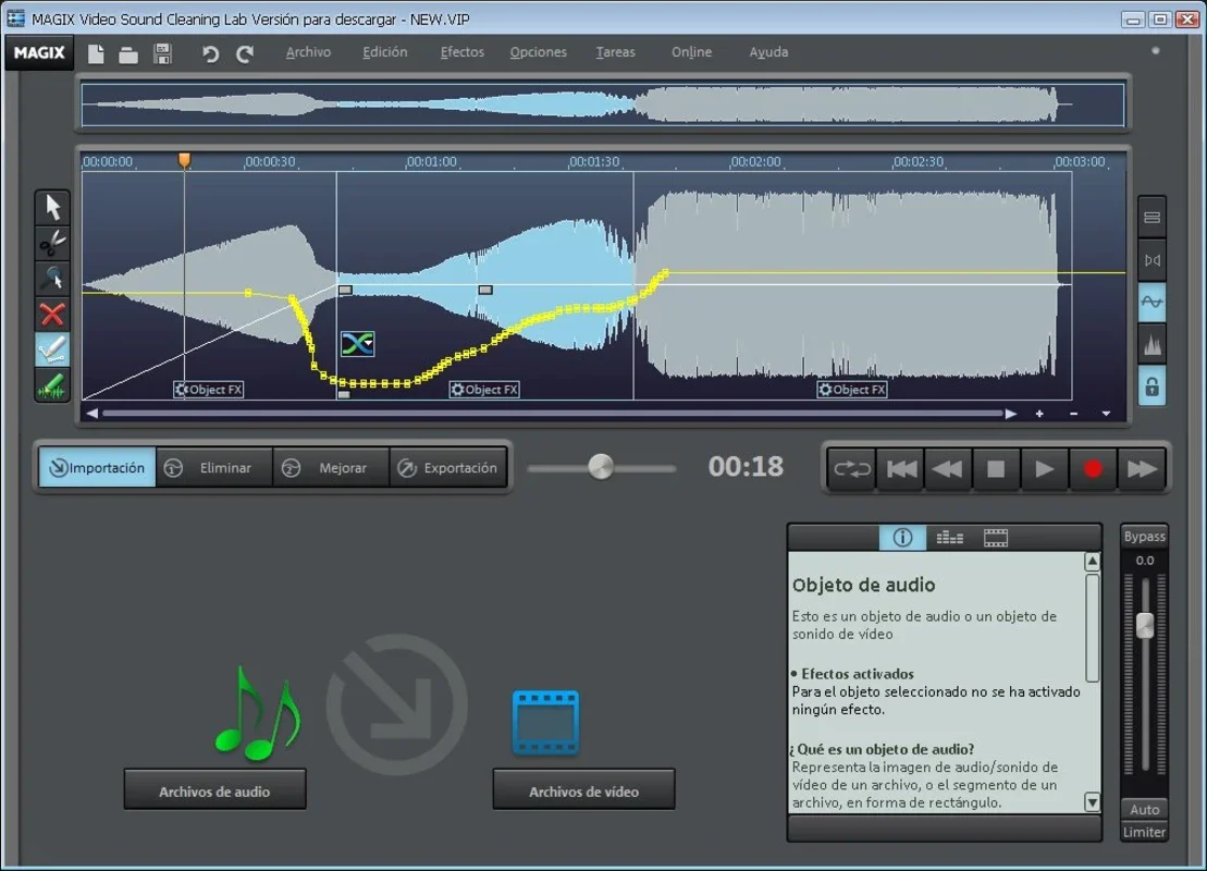 MAGIX Video Sound Cleaning Lab for Windows - Enhance Video Audio